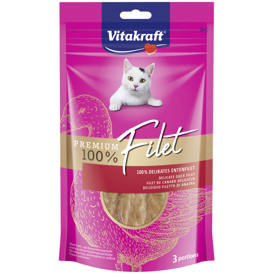Vitakraft Przysmak dla kota Filet – Kaczka 54g