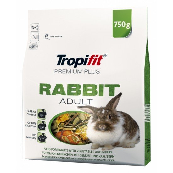 Tropifit Premium Plus Rabbit Adult Pokarm dla królika 750 g