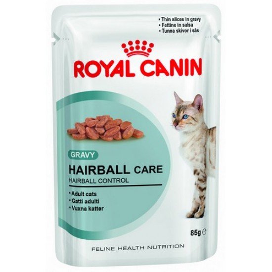 Royal Canin Karma mokra dla kota Hairball Care w sosie saszetka 85g – Odkłaczająca