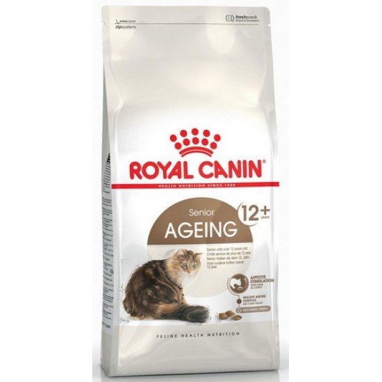Royal Canin Karma sucha dla kota Ageing 12+ 4kg – Dla kotów powyżej 12 roku życia