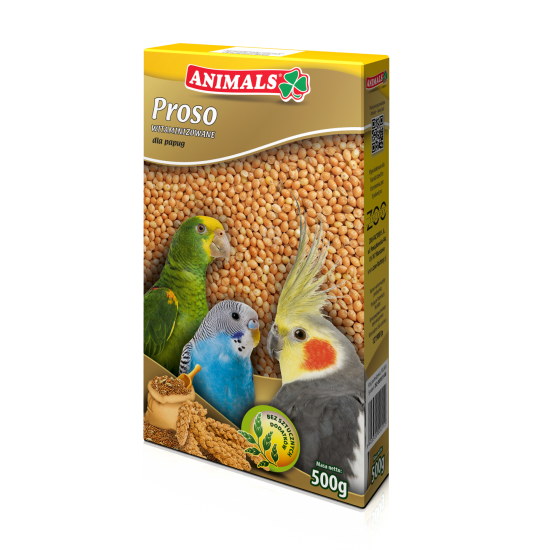 Animals Proso witaminizowane dla papug 500 g