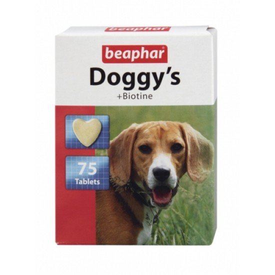 Beaphar Doggy's Biotine Tabletki witaminowe dla psa z biotyną 75szt.