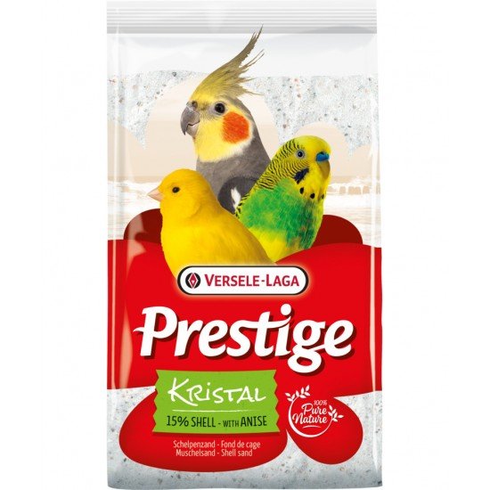 Versele-Laga Prestige Piasek dla ptaków Kristal z muszlami i anyżem (15%) 5kg