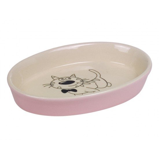 NOBBY Miska ceramiczna dla kota 120ml Różowa