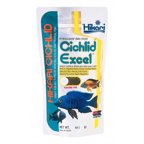 Hikari Chichlid Pokarm dla roślinożernych Pielęgnic Excel medium 250g